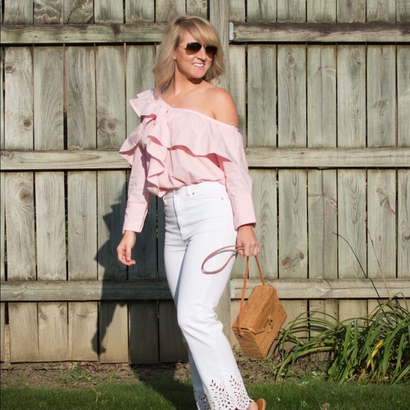 Clu Off the Shoulder Ruffle Top - SOLD OUT! - Picture 1 of 5